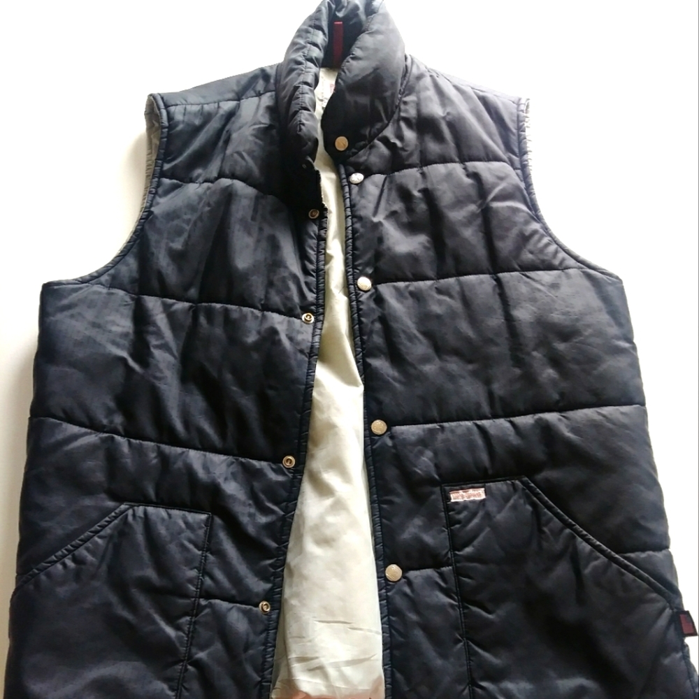 Topo Designs Nylon Mountain Puffer Vest size Large
